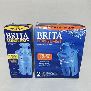 3 Brita Elite Longlast Replacement Water Filters for Pitchers